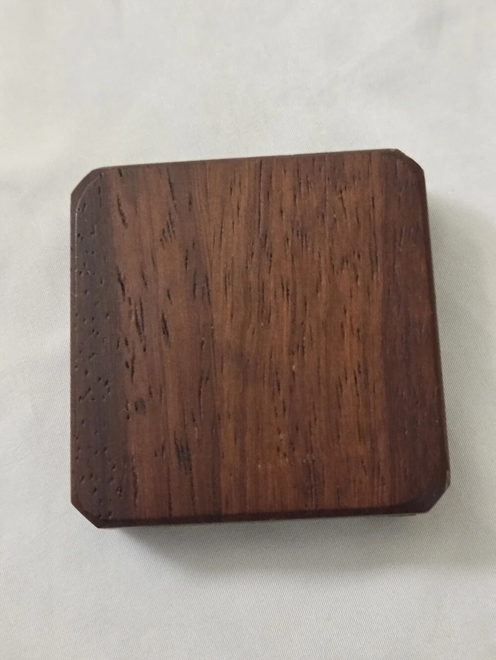 Wooden Crane Pocket Mirror.